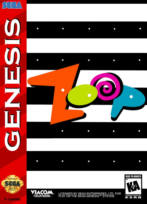 Zoop - Sega Genesis