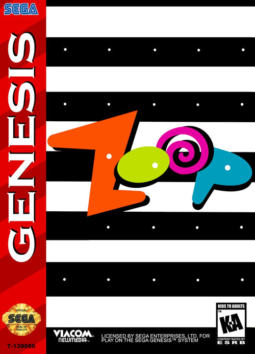 The GameZone - Zoop - Video Game - Sega Genesis