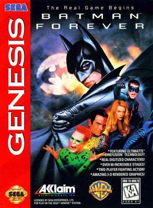 The GameZone - Batman Forever - Video Game - Sega Genesis