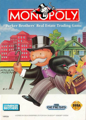 The GameZone - Monopoly - Video Game - Sega Genesis