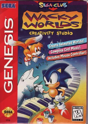 The GameZone - Wacky Worlds Creativity Studio - Video Game - Sega Genesis