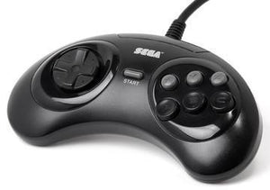The GameZone - Sega Genesis 6 Button Controller - Video Game - Sega Genesis