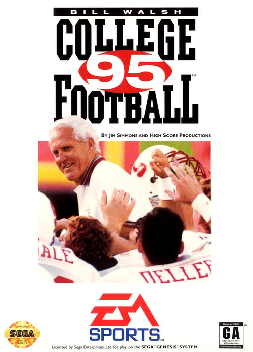 The GameZone - Bill Walsh College Football 95 - Video Game - Sega Genesis