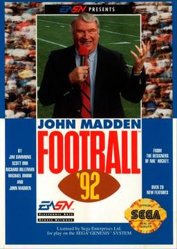 The GameZone - John Madden Football '92 - Video Game - Sega Genesis