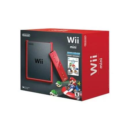 Nintendo Wii Mini System [Mario Kart Bundle] - Wii