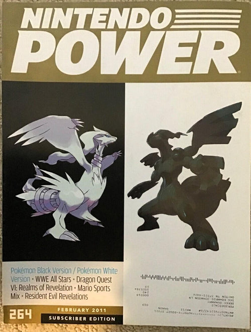 The GameZone - [Volume 264] Pokemon Black & White [Subscriber] - Video Game - Nintendo Power