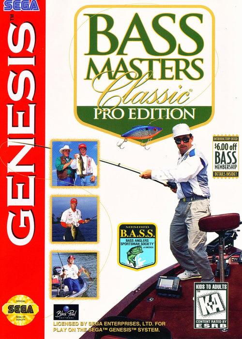 The GameZone - Bass Masters Classic Pro Edition - Video Game - Sega Genesis