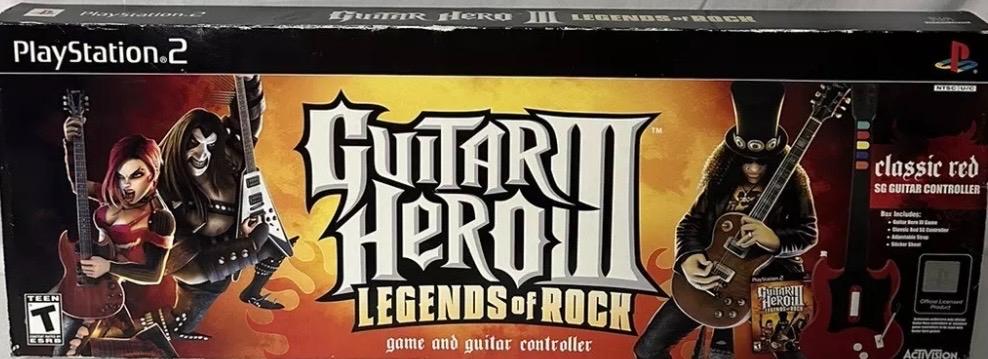 Guitar Hero III Legends Of Rock [SG Guitar Bundle] - Playstation 2