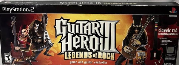 Guitar Hero III Legends Of Rock [SG Guitar Bundle] - Playstation 2