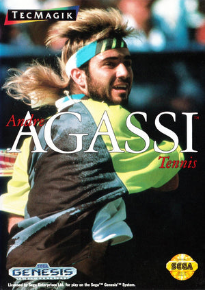 The GameZone - Andre Agassi Tennis - Video Game - Sega Genesis