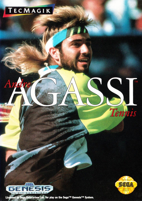 The GameZone - Andre Agassi Tennis - Video Game - Sega Genesis