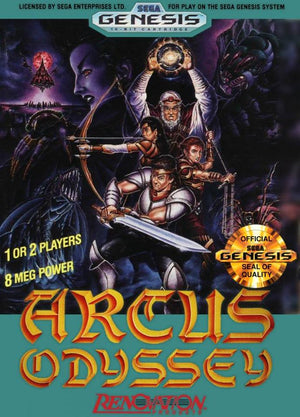 The GameZone - Arcus Odyssey - Video Game - Sega Genesis