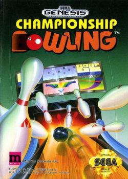 Championship Bowling - Sega Genesis