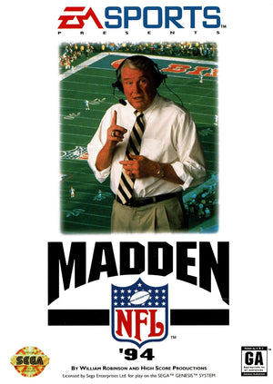 The GameZone - Madden NFL '94 - Video Game - Sega Genesis