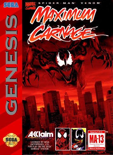 The GameZone - Spiderman Maximum Carnage - Video Game - Sega Genesis