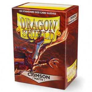 Matte Dragon Shields - Crimson - Supplies