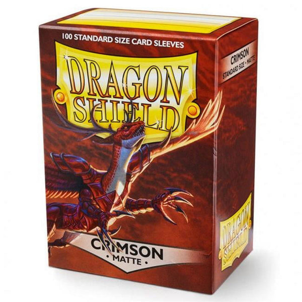 Matte Dragon Shields - Crimson - Supplies