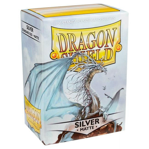 Matte Dragon Shields - Silver - Supplies