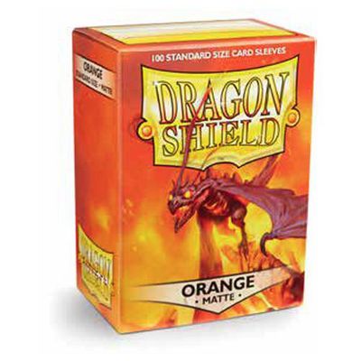 Dragon Shield-Matte Orange - Supplies