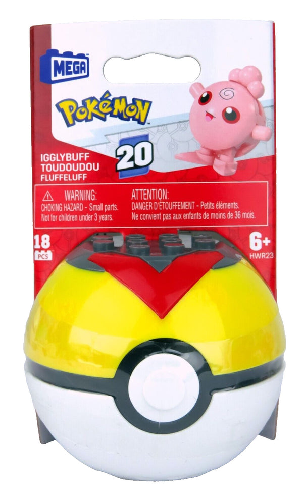 Mega Construx PokeBalls-IgglyBuff - Mega Bloks