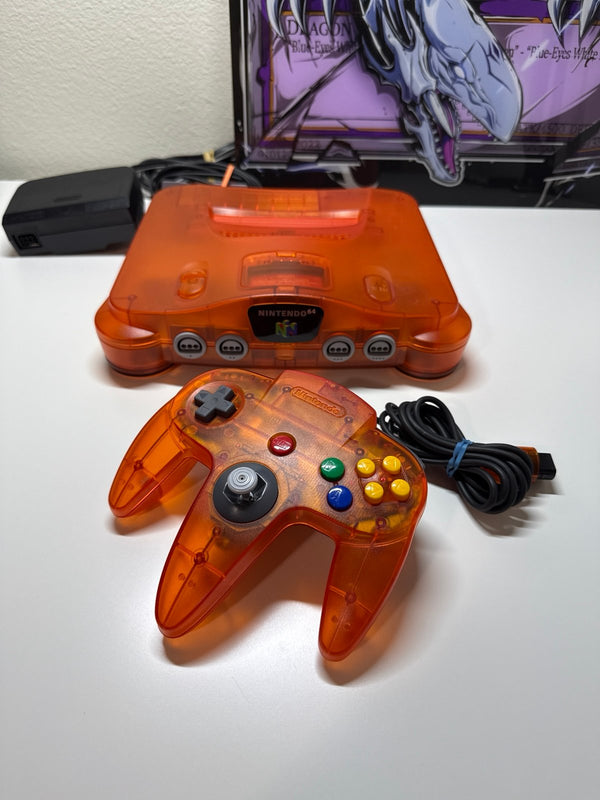 N64 Controller Fire Orange-VGA - Nintendo 64