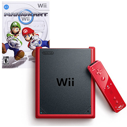 The GameZone - Nintendo Wii Mini System [Mario Kart Bundle] - Video Game - Wii