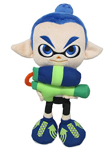 Splatoon Inkling Boy Blue Male Plush 10" - Plush
