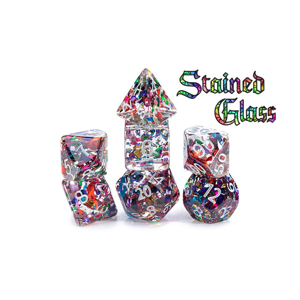 Stained Glass Dice Set - Supplies