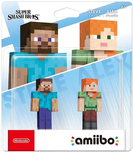 Steve & Alex Amiibo - Amiibo