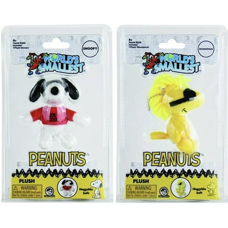 World's Smallest Plush Peanuts - Plush