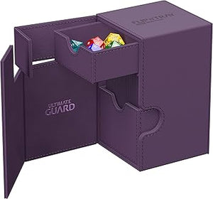 The GameZone - Flip'n'Tray Deck Box-Purple - TCG - Supplies