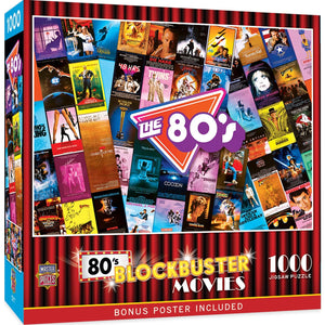 80's Blockbuster Puzzle - Puzzle