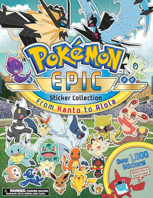 Pokemon Epic Sticker Collection From Kanto to Alola - Toys